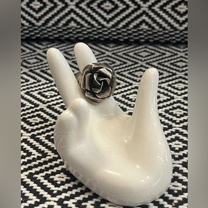 Sterling Silver Rose ring
